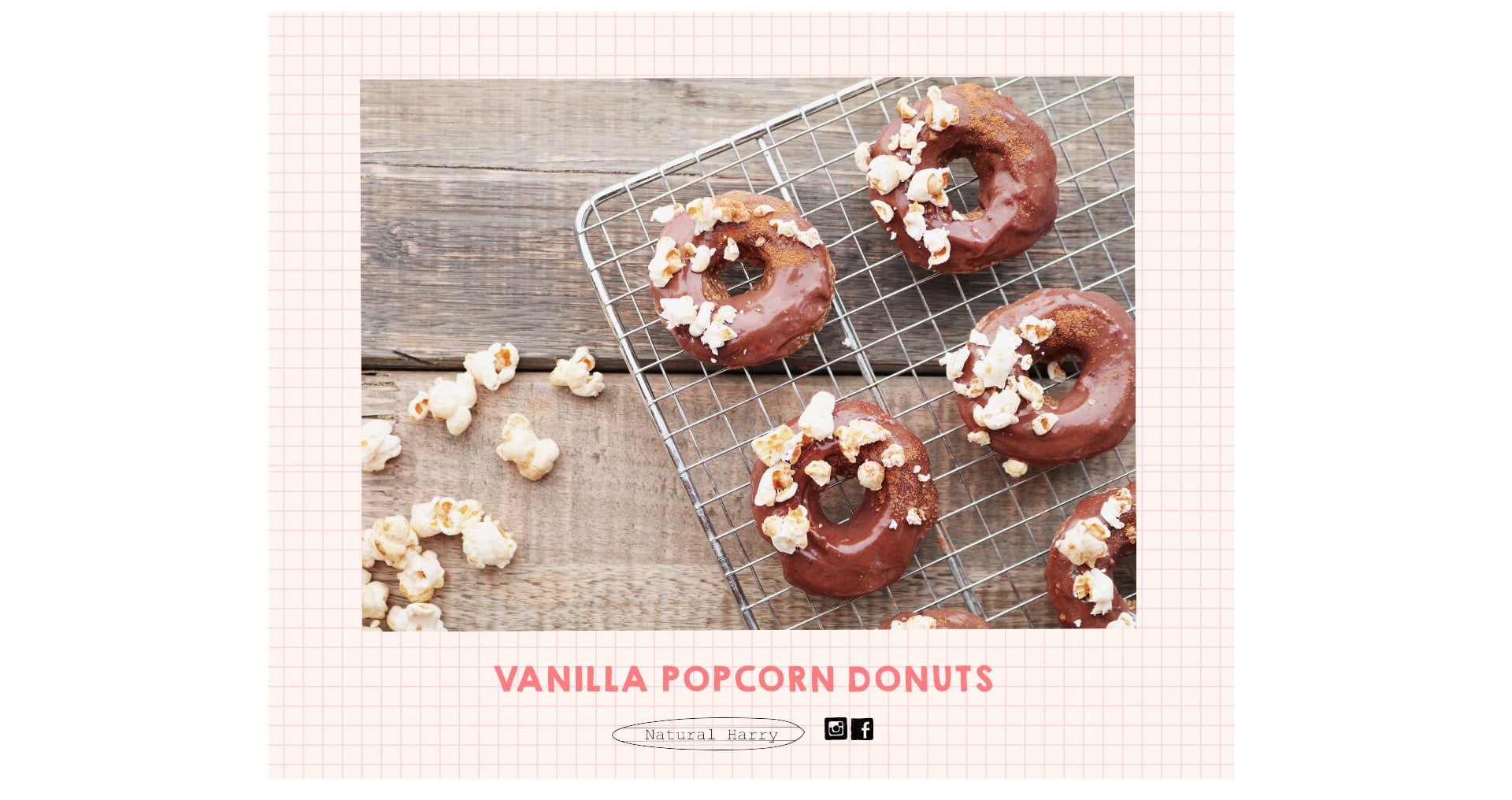 Vanilla Popcorn Donuts Vanilla Popcorn Donuts